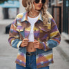 Southwestern Pattern Button-Up Jacket - Desert Bloom