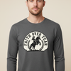 Faith Over Fear Long Sleeve - Charcoal Heather