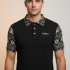 Midnight Aztec Performance Polo - Midnight Trail