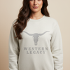 Western Legacy Women’s Crewneck - Canvas Cream