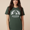 Faith Moves Mountains Tee - Forest Heather