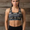 Midnight Aztec Sports Bra - Midnight Aztec