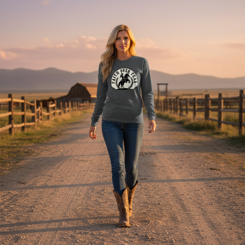 Western Faith over Fear -womens