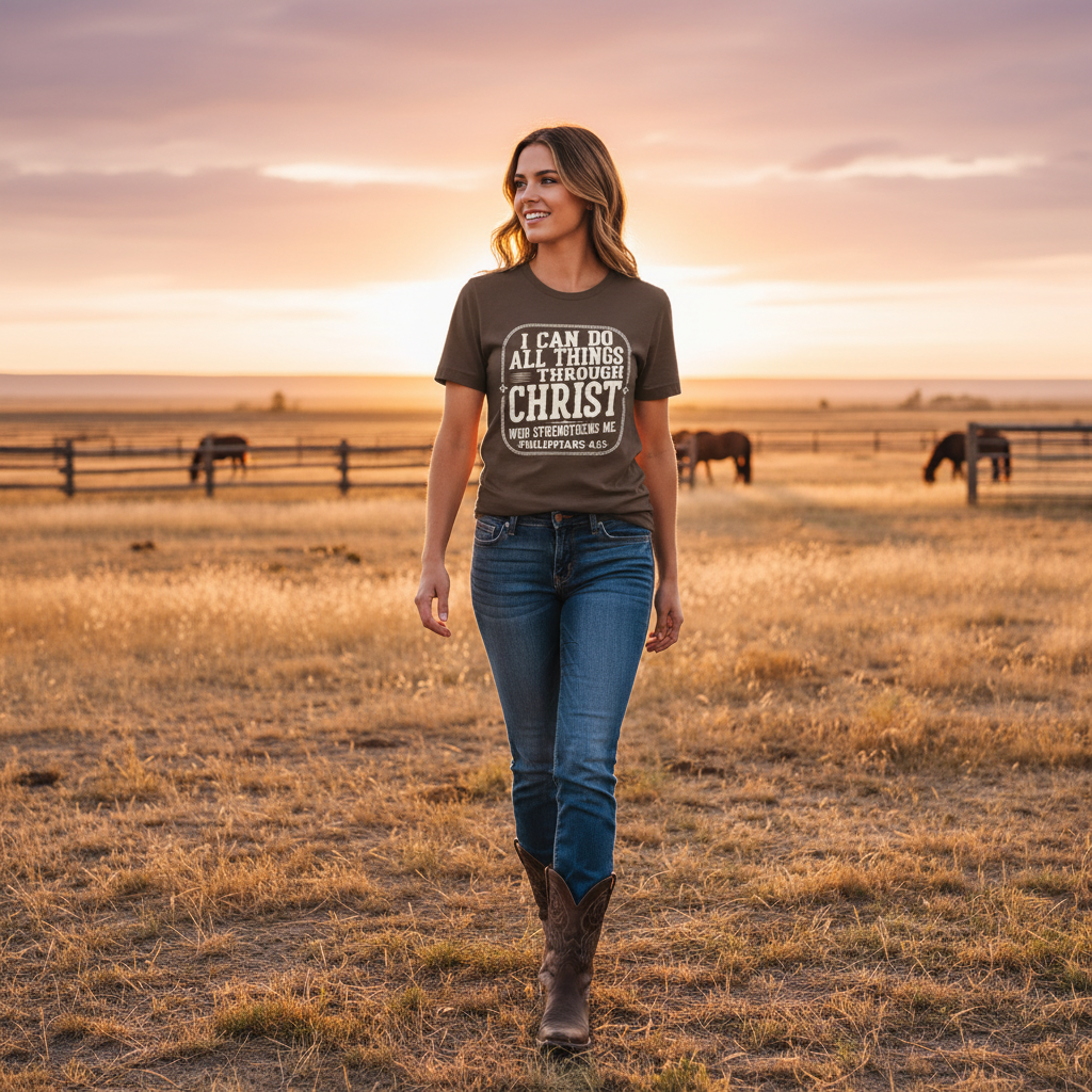 Phil 4:13 Rancher Tee
