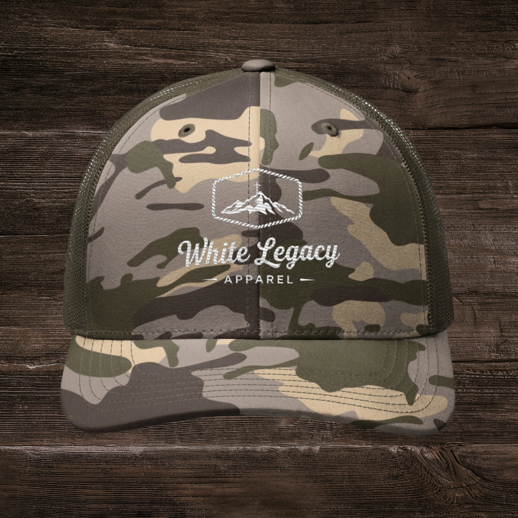 Camo Trucker Hat Camo Olive