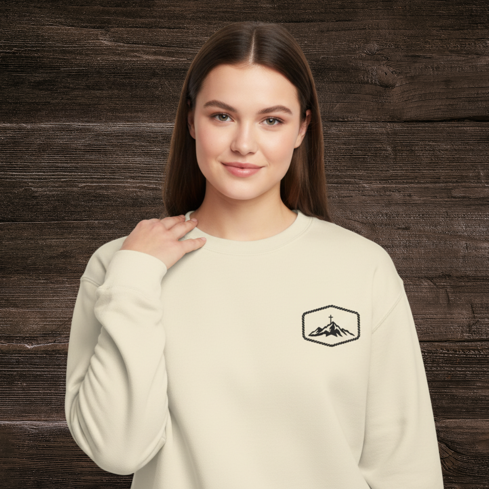Icon Mark Sweatshirt Bone