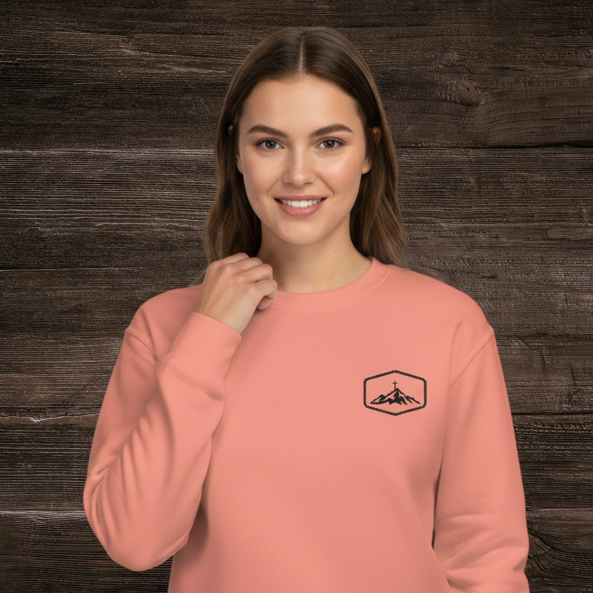 Icon Mark Sweatshirt Dusty Rose