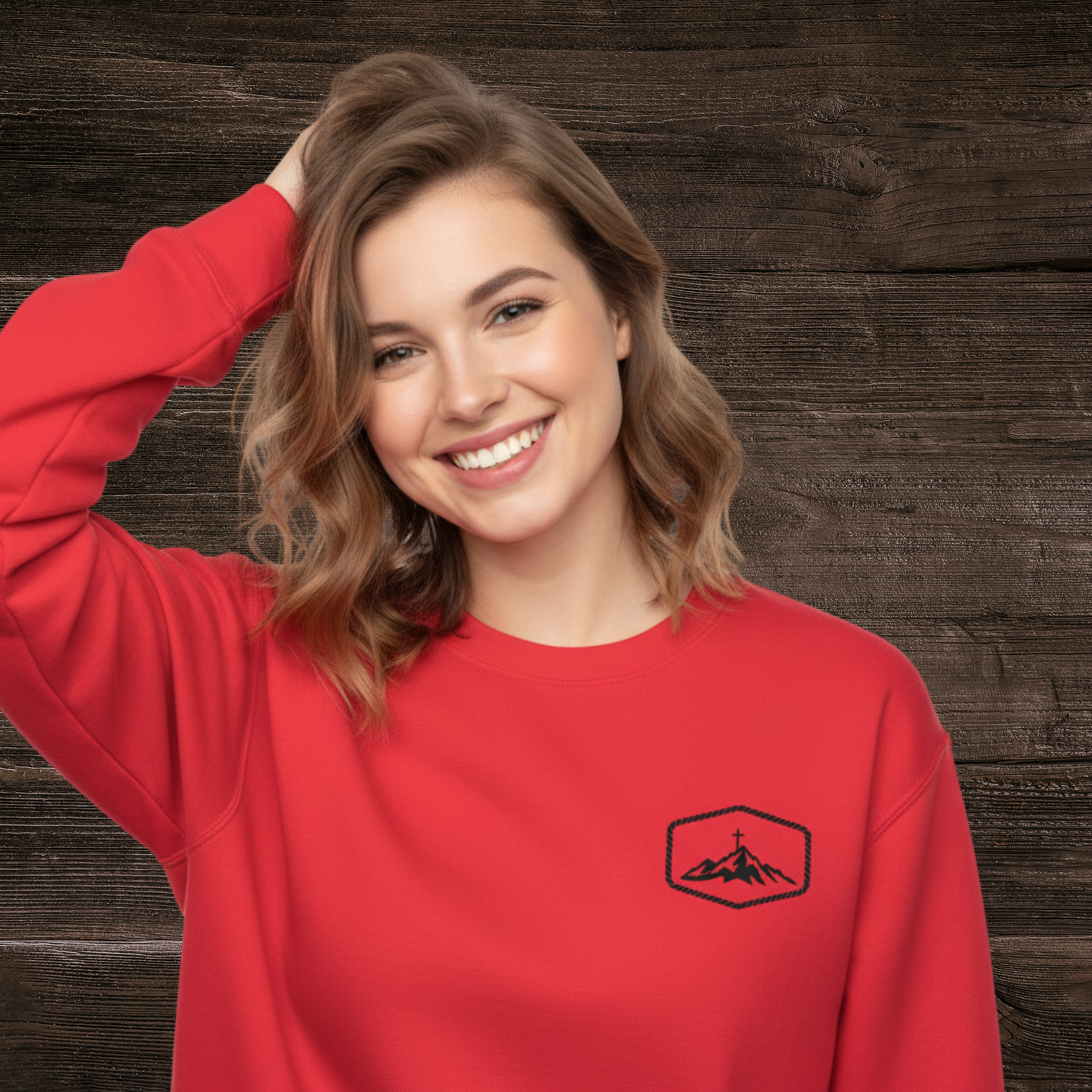 Icon Mark Sweatshirt Team Red