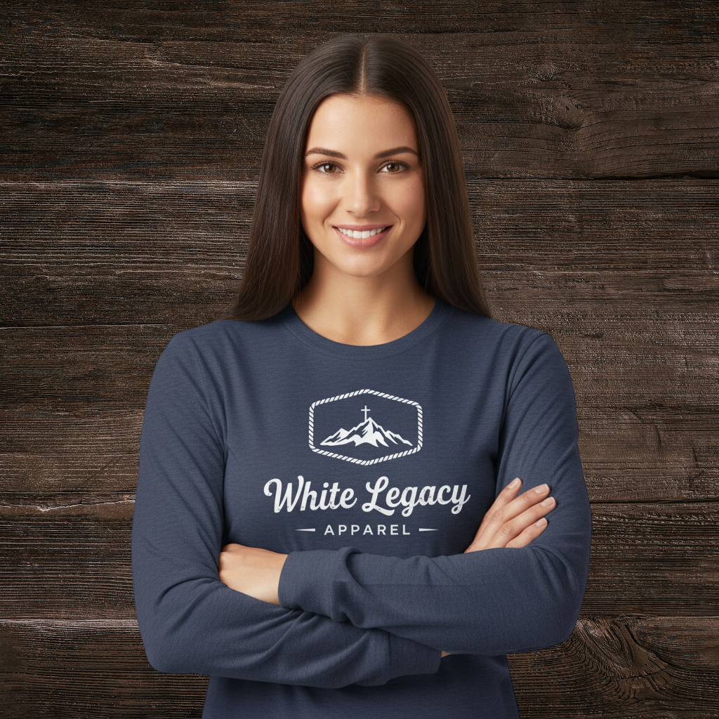 Foundry Long Sleeve Heather Navy