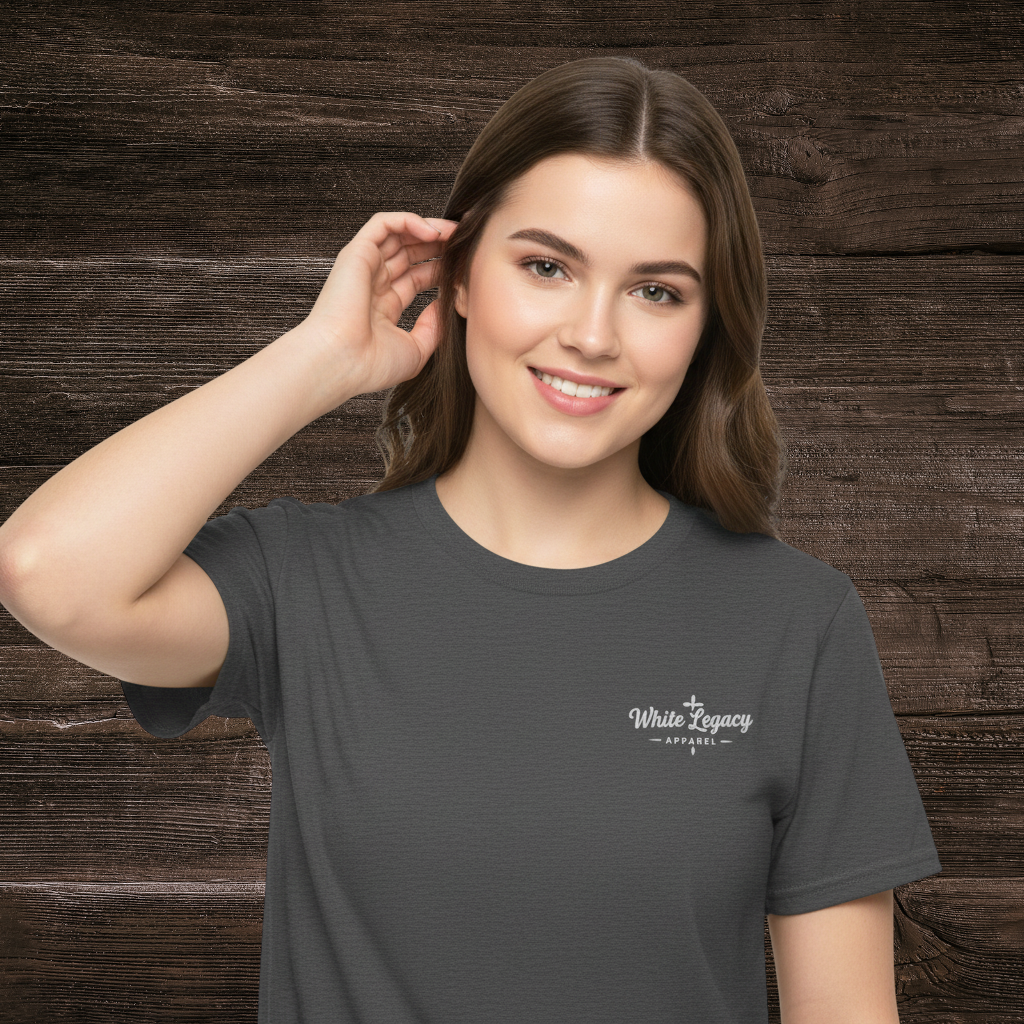 Hunt Fish Pray Tee Dark Heather Grey