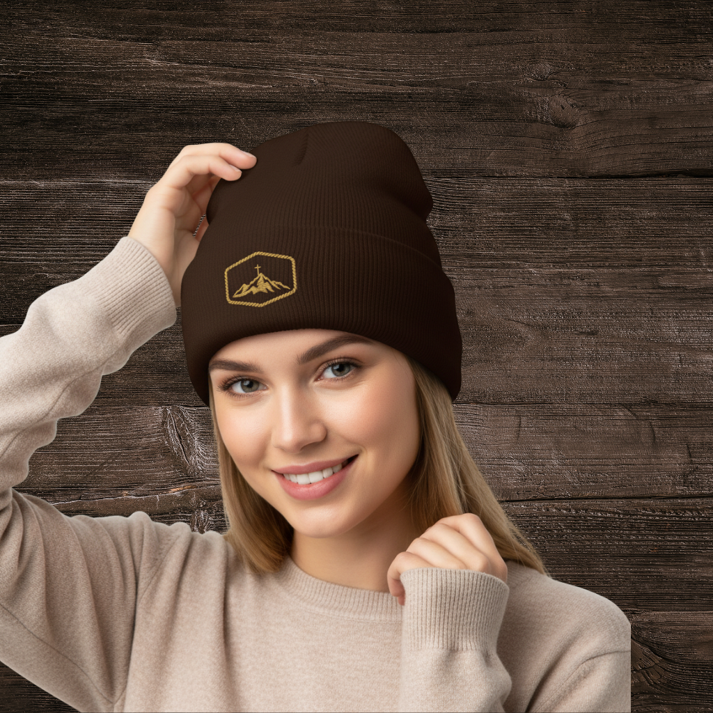 Keeper Beanie | Cuffed Knit Beanie Brown