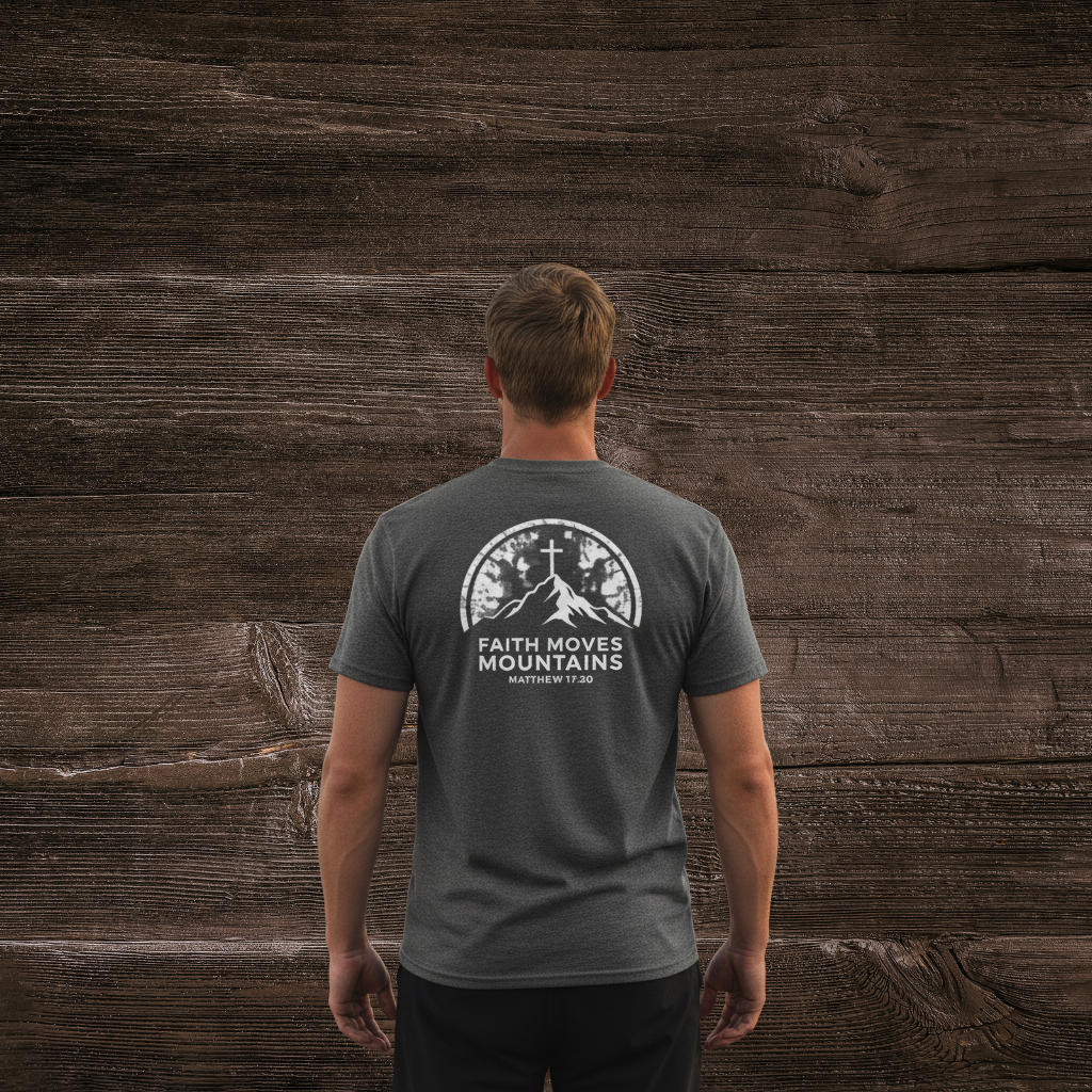 Faith Moves Mountains Tee- Mens