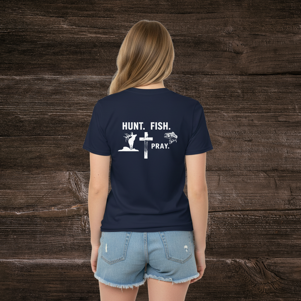 Hunt Fish Pray Tee