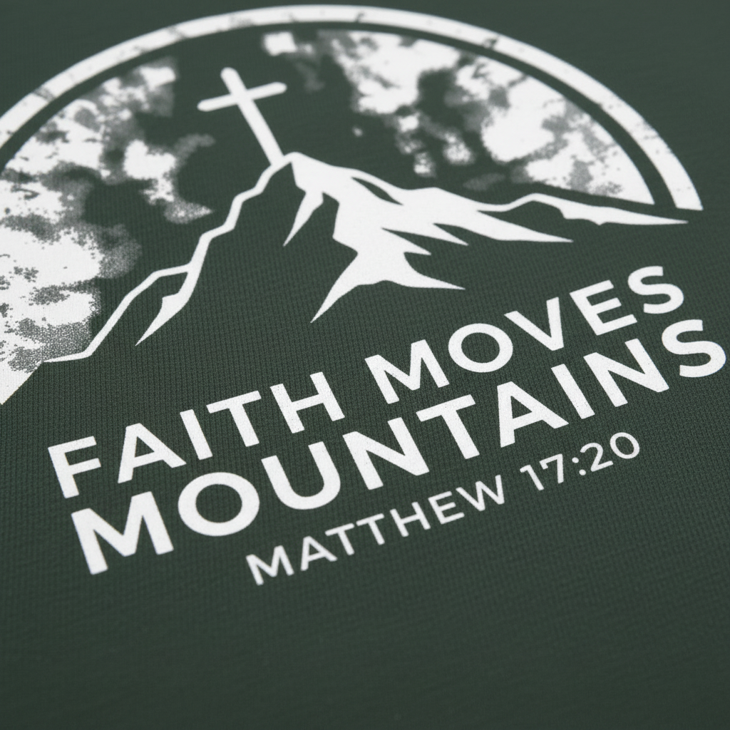 Faith Moves Mountains Tee- Mens