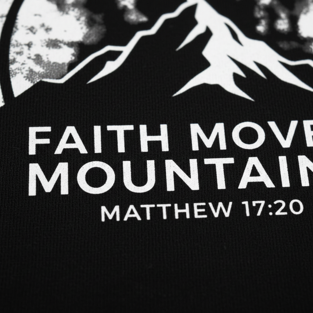 Faith Moves Mountains Tee- Mens
