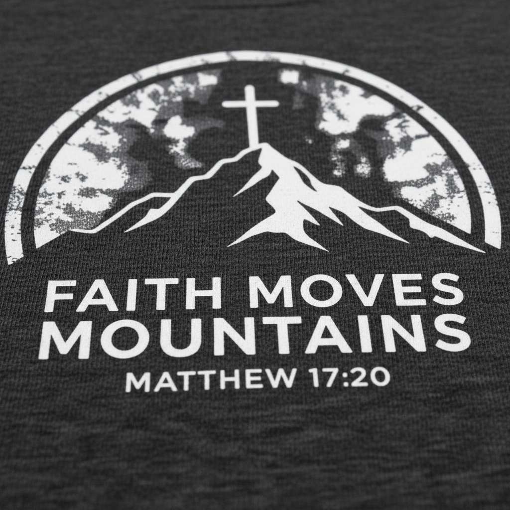 Faith Moves Mountains Tee- Mens