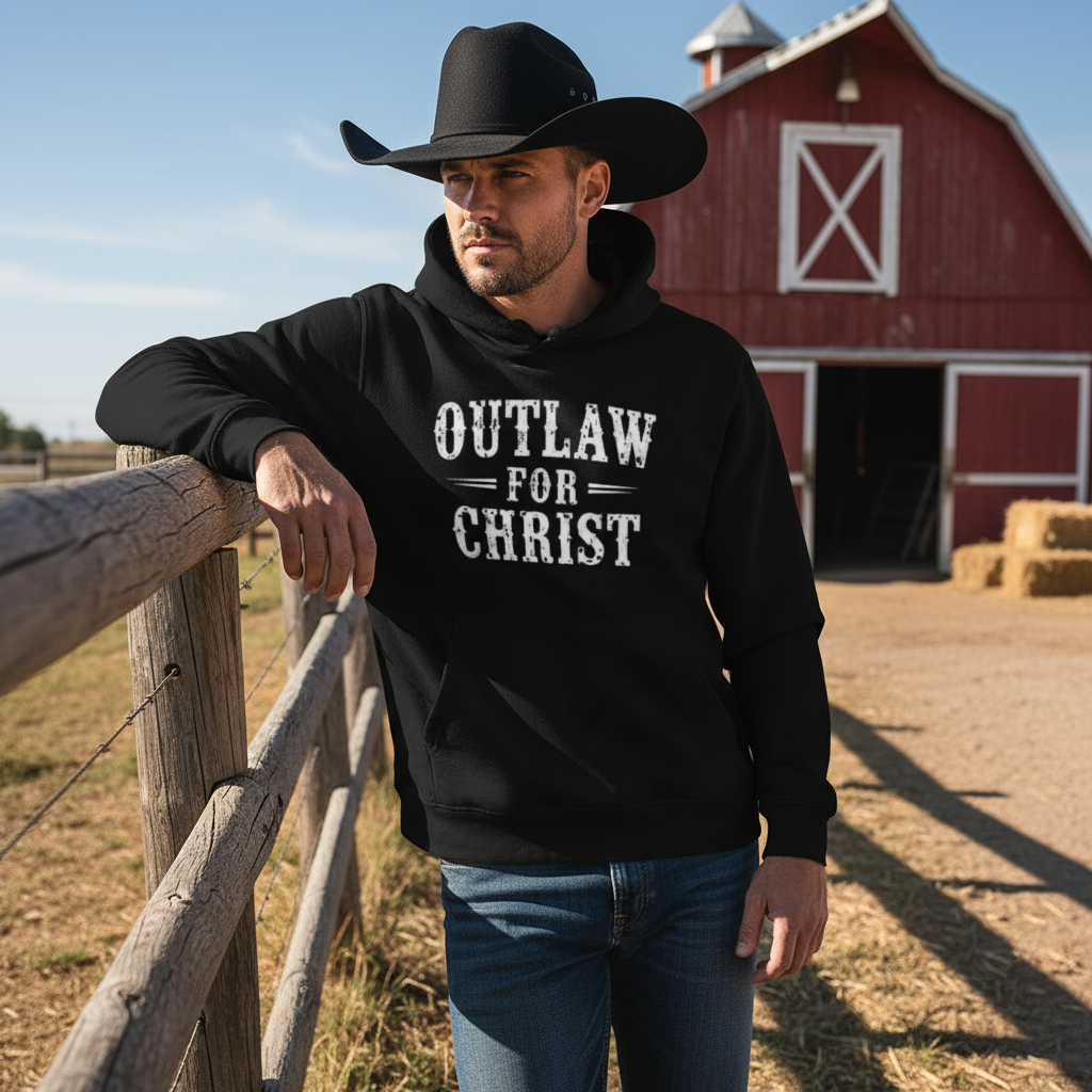 Outlaw For Christ Hoodie