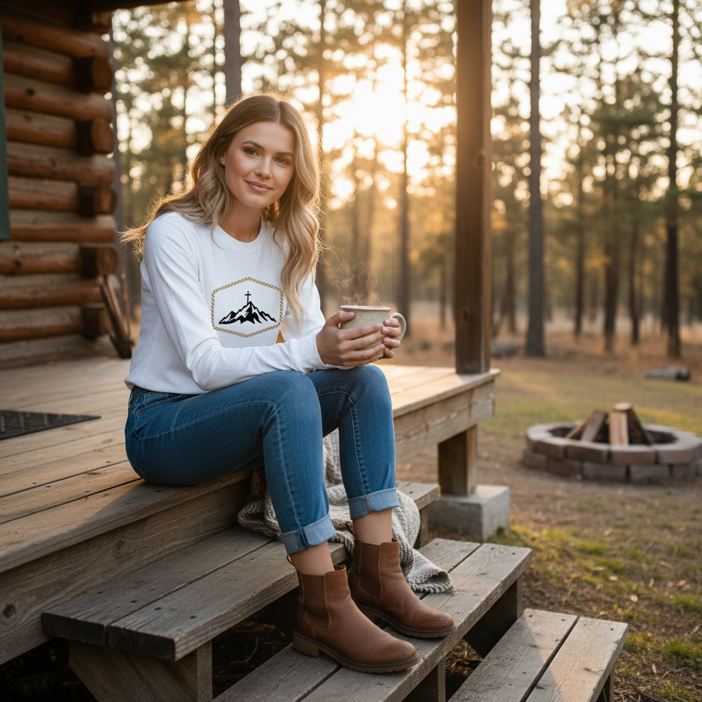 Mountain Cross Long Sleeve