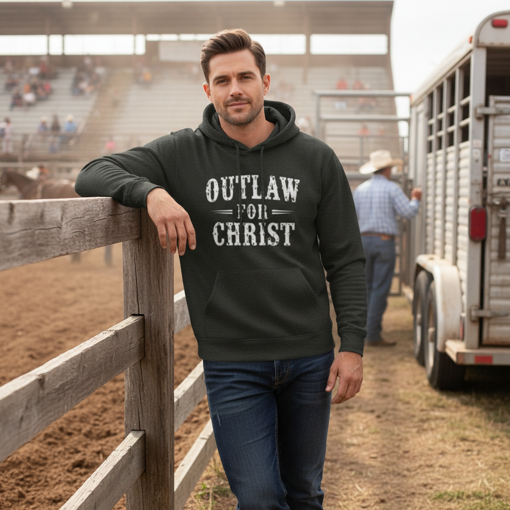 Outlaw For Christ Hoodie