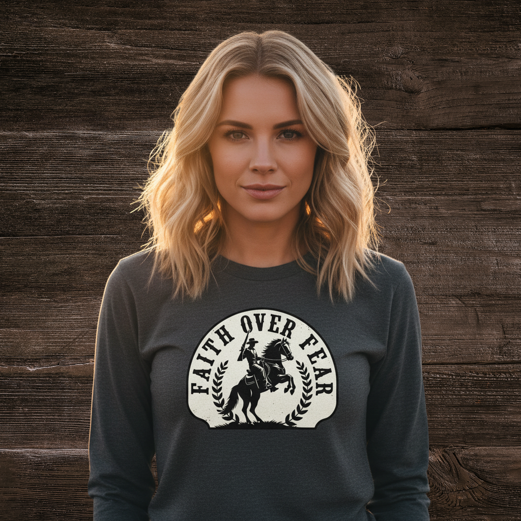 Western Faith over Fear -womens