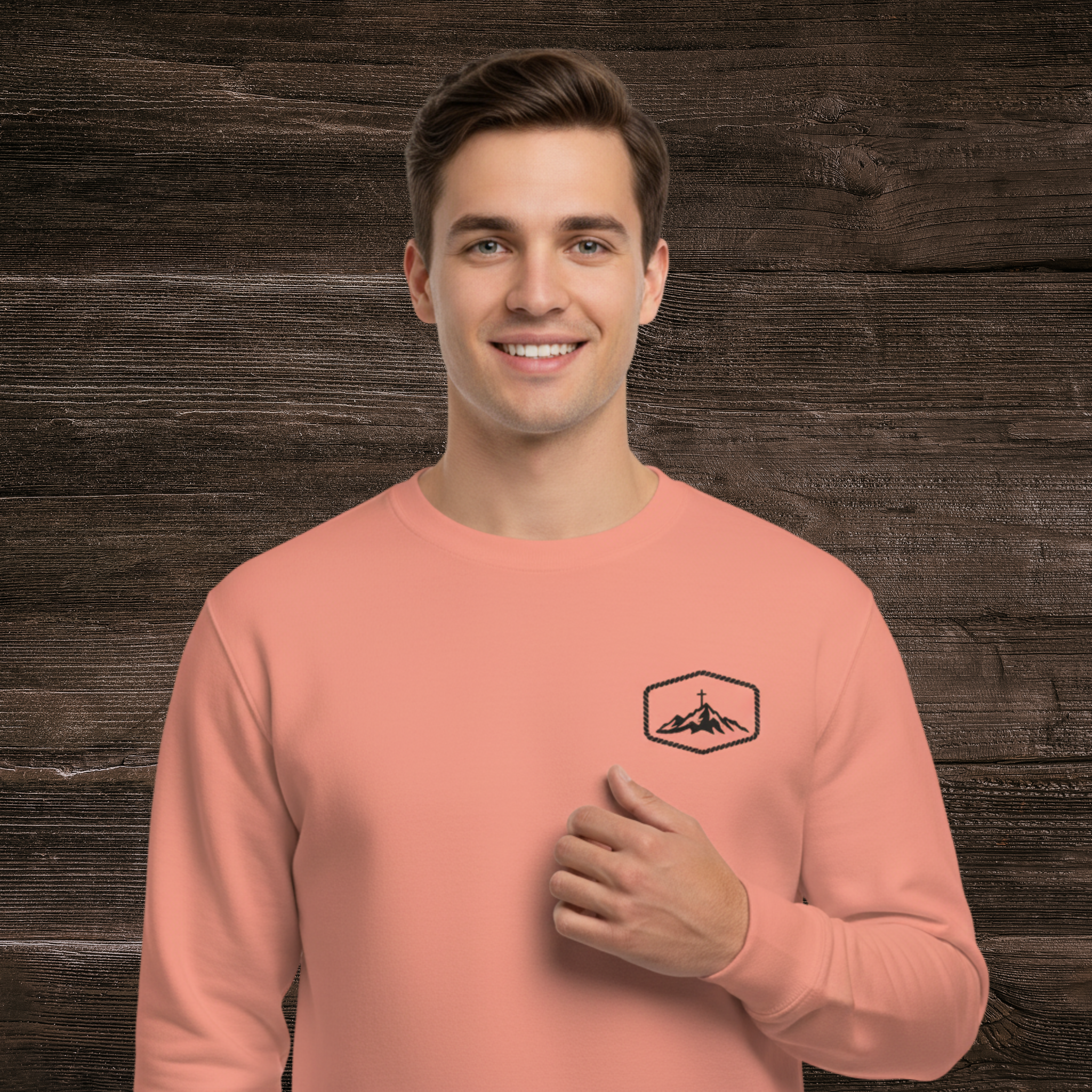 Icon Mark Sweatshirt Dusty Rose