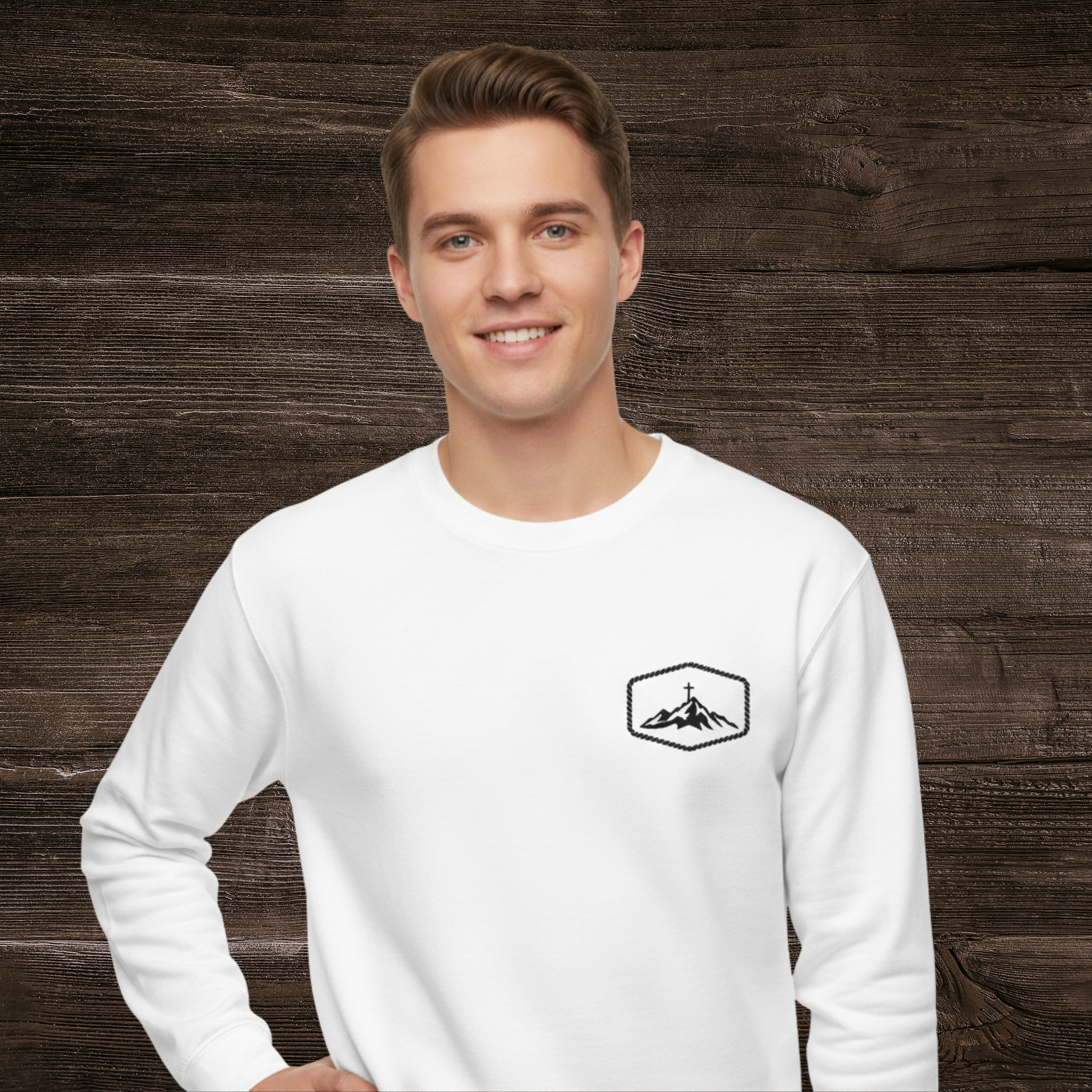 Icon Mark Sweatshirt White