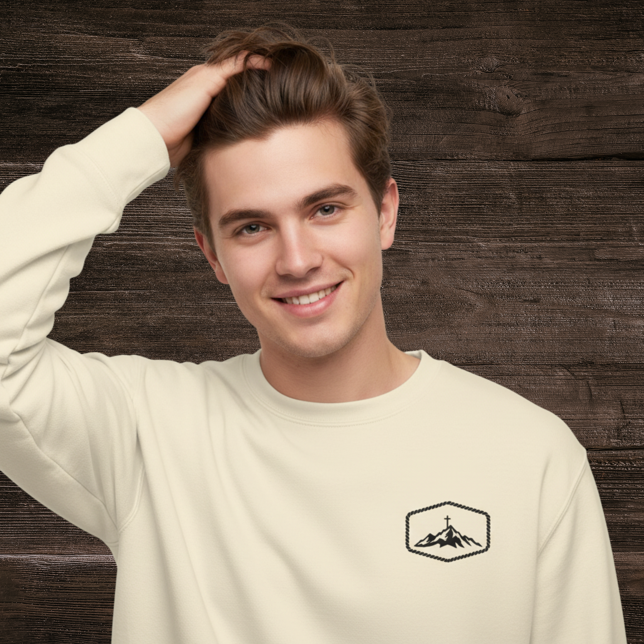 Icon Mark Sweatshirt Bone