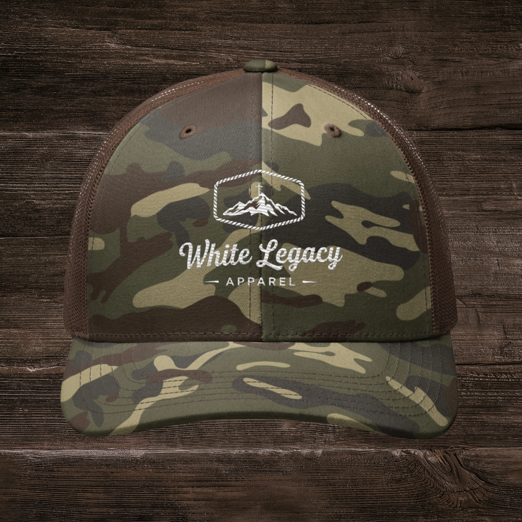 Camo Trucker Hat Camo Brown