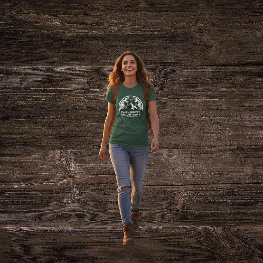 Faith Moves Mountains Tee- Womens
