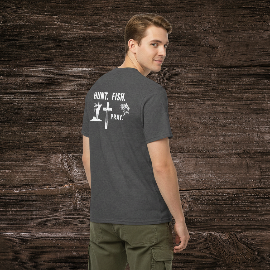 Hunt Fish Pray Tee