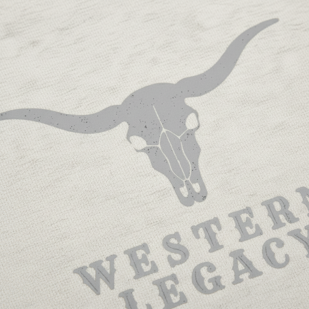 Western Legacy Longhorn Sweatshirt - Women's Crewneck Fleece | Faith & Tradition