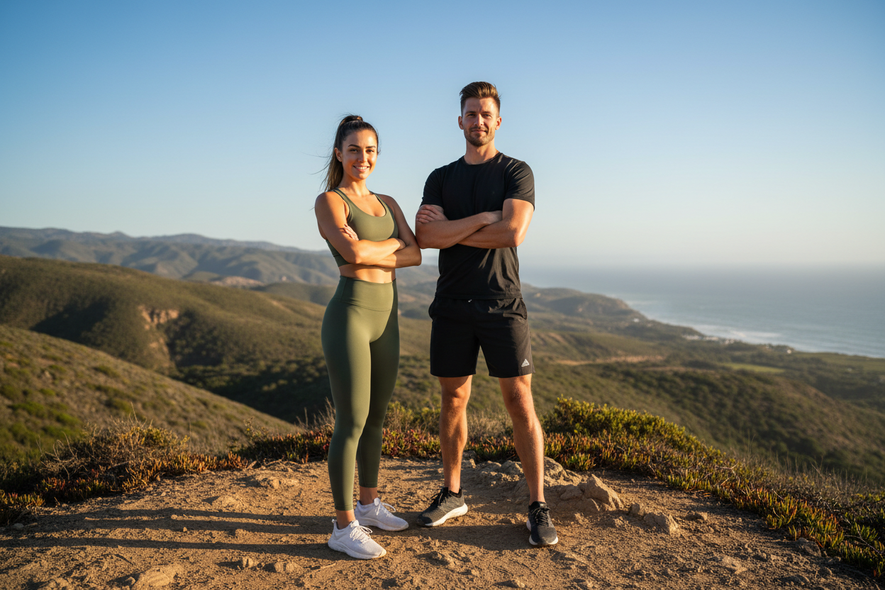 Bottom right card - Couple in activewear horizontal
