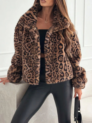 Savanna Cheetah Cropped Jacket