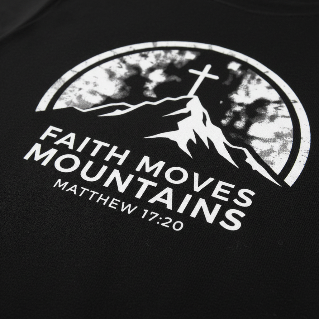 Faith Moves Mountains Tee- Womens