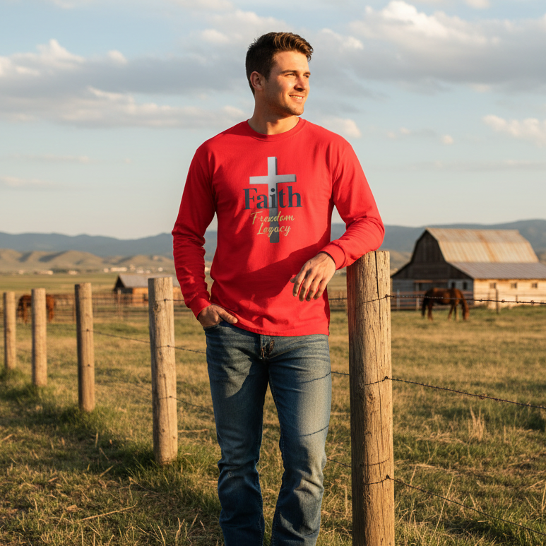 Faith-Forward Style - Red Tee