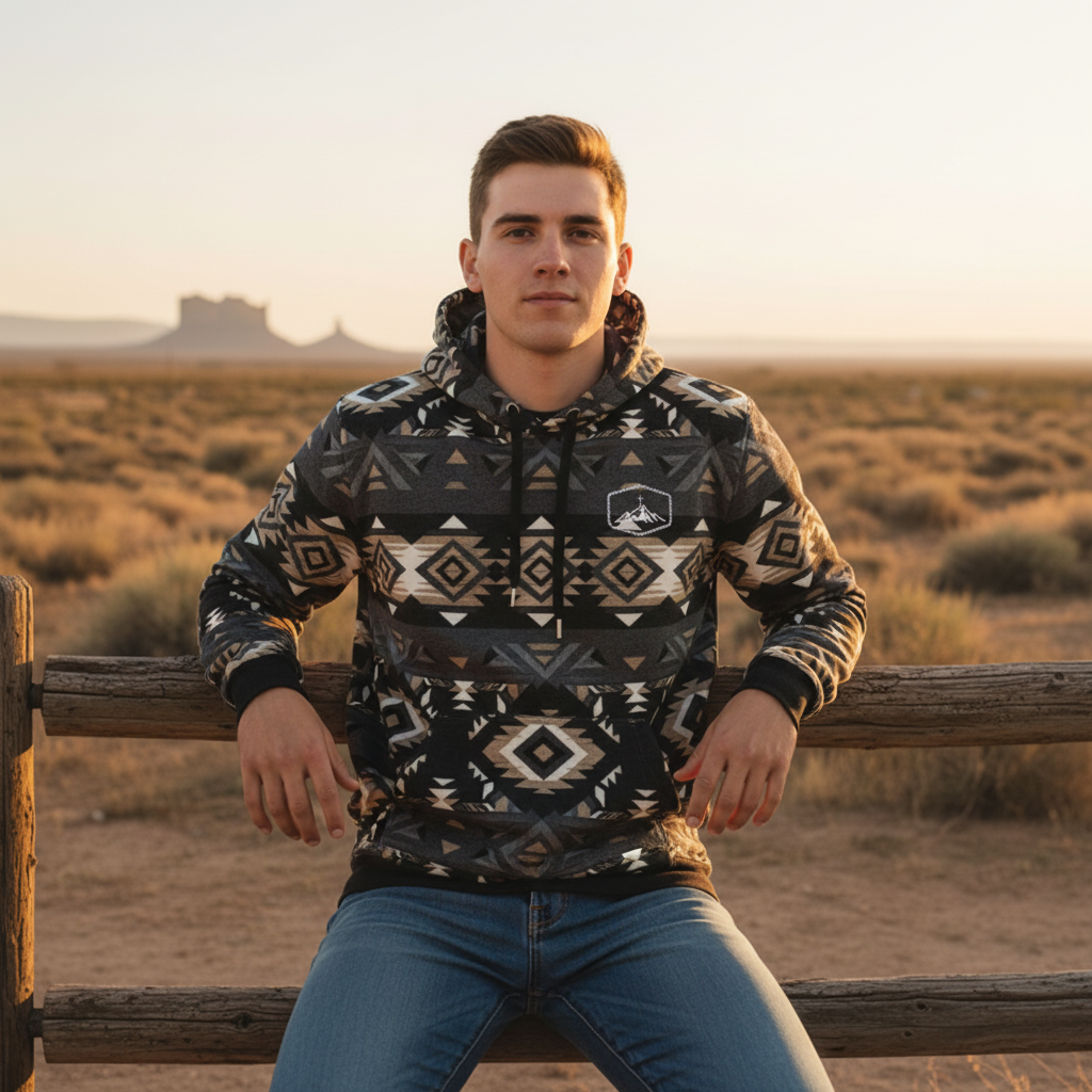 Fence sitting - Midnight Aztec