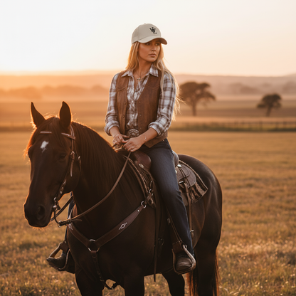 Headwear Collection - Woman on Horse