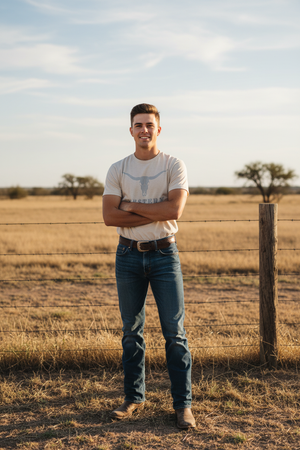 Western Legacy Longhorn Tee
