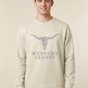 Western Legacy Men’s Crewneck - Prairie Bone