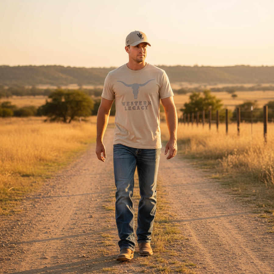 Western Legacy Longhorn Tee