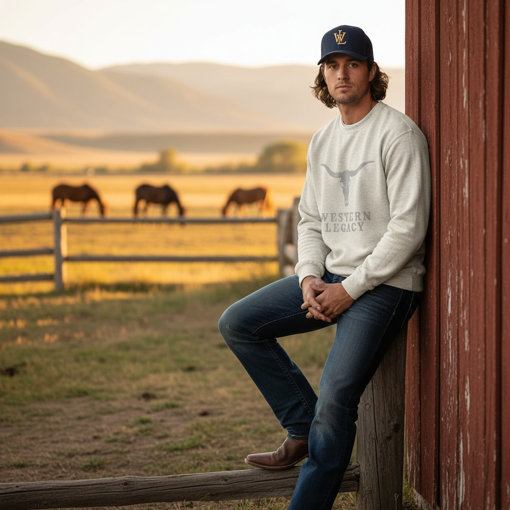 Western Legacy Men’s Crewneck