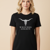 Western Legacy Longhorn Tee - Midnight Trail